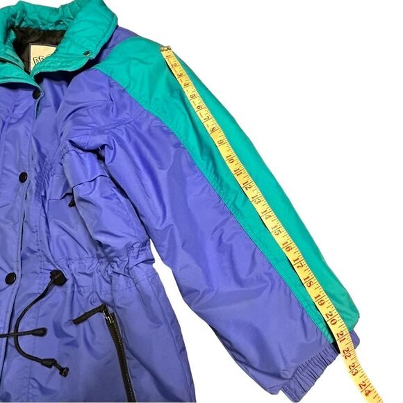 Vintage 80s Blue and Green Profile Ski Jacket - Picture 10 of 14